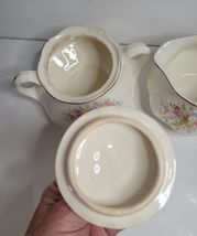 Homer Laughlin Sugar & Creamer made in 1947 VTG image 3