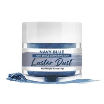 Bakell® 4g Navy Blue Edible Luster Dust Edible Glitter - £7.88 GBP