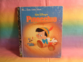 Vintage 1990 Disney’s Pinocchio A Little Golden Book  - £2.60 GBP