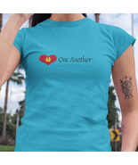 Bella &amp; Canvas Short Sleeve Tee &quot;Love One Another&quot; sp - $423.45 MXN+