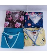 Lot of 4 Mixed Brands Size Small Women&#39;s Scrub Tops - $17.81