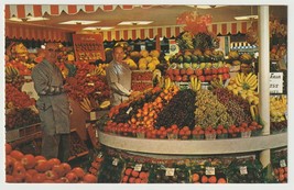 Produce At Farmers Market Los Angeles California Vintage Postcard Unposted - £3.58 GBP