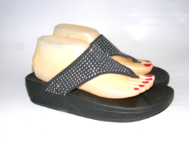 O&#39;rageous Women Flip Flops Black 10 M Casual Sandals Slides Shoes 159019 - $19.94