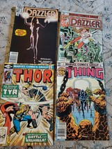 Comic Book Lot Dazzler #17 , #21 Mighty Thor #312 The Thing #3 - £6.79 GBP