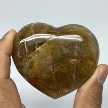 159.9g,2.3&quot;x2.6&quot;x1.1&quot; Natural Orange Quartz Heart Crystal Reiki Energy,B3440 - £8.18 GBP