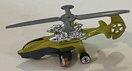 Hot Wheels Helicopter  Yellow  and Gray Blades “Sky Knife” - Loose - £6.15 GBP