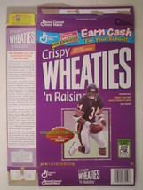 Empty WHEATIES Box 1998 18oz WALTER PAYTON Career Rushing Record [Z202b2] - $7.17