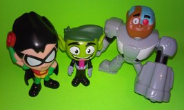 Teen Titans Robin Cyborg Beast Boy McDs  Figure lot - £11.00 GBP