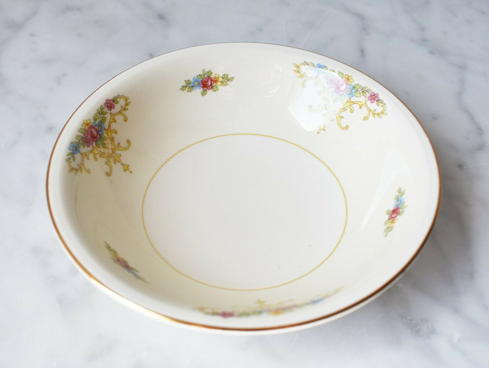 Vintage China Homer Laughlin Eggshell Nautilus Rochelle Fruit/Dessert Di... - $7.55