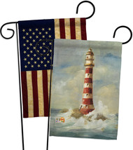 Lighthouse by the Sea - Impressions Decorative USA Vintage - Applique Garden Fla - £24.90 GBP