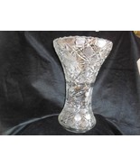 American Brilliant Period Cut Crystal &quot;Harvard&quot;  12&quot; Corset Vase - $149.97 CAD