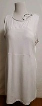 Willow Blossom Athletic Dress w Pockets White Athleisure Shelf Bra Jerse... - $27.07