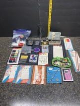 Lot of Vintage Sewing Items - Needles, Thread, Buttons, +++ New And Used. - £11.79 GBP