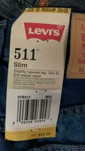 Levi&#39;s Boys&#39; 511 Slim Fit Jeans, Del Rey, 16 Reg - £23.86 GBP