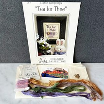 Tea for Thee with Teabag Charm Counted Cross Stitch Kit Hillside Samplings - $889.94 MXN