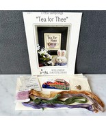 Tea for Thee with Teabag Charm Counted Cross Stitch Kit Hillside Samplings - $888.33 MXN