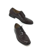 Florsheim Mens Dark Burgundy Leather Lace-Up Cap Toe Derby, Size 9.5 - $358.71 MXN