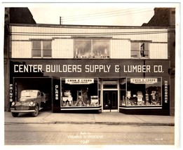 Center Builders Supply &amp; Lumber Co. Hill District Pittsburgh Photograph 1940 - £35.03 GBP