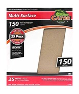 Gator 9&quot; x 11&quot; Multi-Surface Sanding Sheets, 150 Grit, 25 Pack - $30.10 CAD
