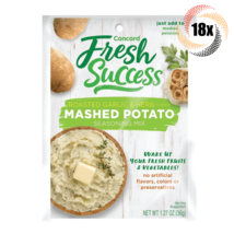 18x Packs Concord Fresh Success Mashed Potato Roasted Garlic &amp; Herb Mix | 1.27oz - £28.97 GBP