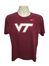 Nike VT Virginia Tech Adult Medium Burgundy TShirt - £11.63 GBP
