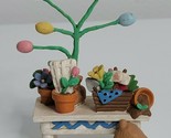 COTTONTAIL LANE Garden Table Egg Tree Flowers EASTER Collectable Figure ... - £15.14 GBP