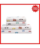Kids Super-Soft Microfiber Twin Sheet Set with Cars Print - Ultimate Com... - $38.60