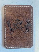 Hong Kong Phooey Logo Laser Engraved Leather Patch - $2.00