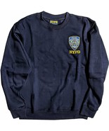 NYPD Men&#39;s Crewneck Sweatshirt Navy Blue Officially Licensed - £25.98 GBP+