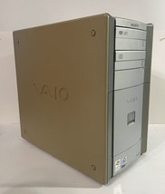 Vintage Sony Vaio Desktop Pentium 4 256gb Ram 80gb Hard Drive - $91.20