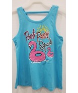 Wonder Nation Girls Swing Pool Party Squad Flamingo Tank Top, Blue Size ... - £12.29 GBP
