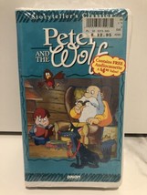 Peter and the Wolf VHS 1994 Clamshell Storyteller Classic + Free Audio Cassette - £11.88 GBP