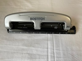 Bostitch Office 3 Hole Paper Punch 12 Sheet Capacity All-Metal - Silver ... - $5.54