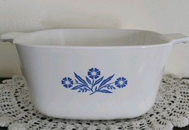 Corning Ware ~ 1-3/4 Qt. ~ Cornflower Blue Casserole Dish ~ P-1 3/4-B ~ USA (4D) - £29.89 GBP