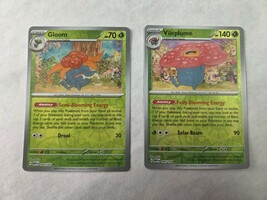 Vileplume 045/165 And Gloom 044/165 Sv: Scarlet &amp; Violet 151 Reverse Holo - $4.99