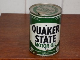 Quaker State Empty Quart Can 1950’s - $47.24 CAD