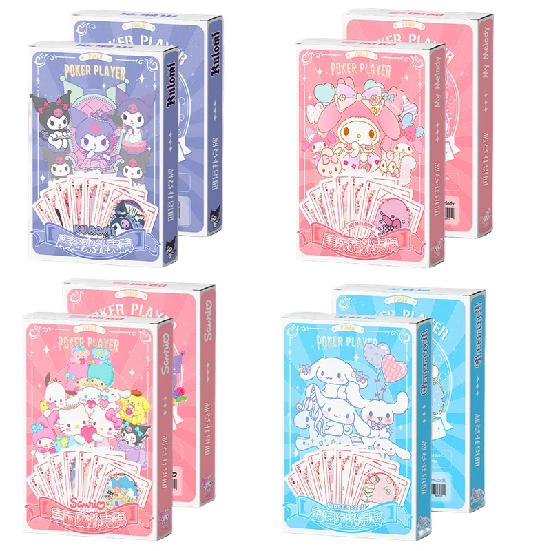 New Sanrio Playing CardLarge Card Kuromi Poker Collection Card Toy My Melody - £12.06 GBP+