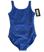 Bloch CL5405 Child Wide Strap Tank Leotard, Royal Blue, Child&#39;s Size 8/1... - $259.13 MXN