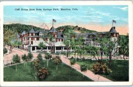 Cliff House from Soda Springs Park Manitou Colorado Postcard Posted 1960 - $29.08