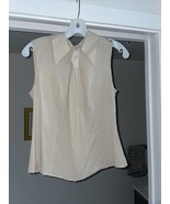 giorgio armani silk sleeveless top - $49.50