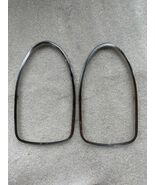 Original VW Beetle  Chrome Tail Light Trim Ring Pair for Lens - 1968-196... - $15.84