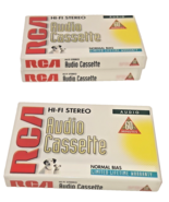 RCA Cassette Tape HI-FI Stereo Audio 60 Minute Lot 3 New Sealed Normal Bias - $8.79