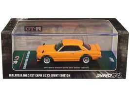 Nissan Skyline 2000 GT-R (KPGC10) RHD (Right Hand Drive) Orange &quot;Malaysia Dieca - £28.60 GBP