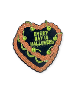 Halloween Spooky Season Enamel Pin: Every Day is Halloween Heart Cake - $17.64 CAD