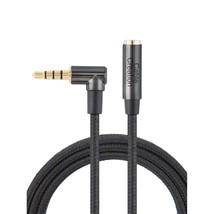 CableCreation 3.5mm Headphone Extension Cable, 6FT 3.5mm Male to Female TRRS Aud - £14.85 GBP
