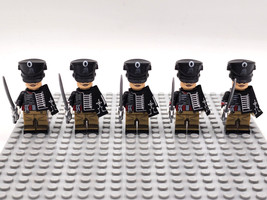 Napoleonic Wars Prussian Totenkopf Hussar Regiment 5pcs Minifigures Building Toy - £11.37 GBP