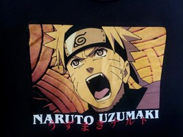 Naruto Shippuden Anime Shirt Adult 2xl Black Viz Media - £14.18 GBP