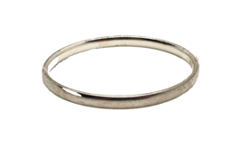 Sterling Silver 950 Milor Italy Hinged Bangle Bracelet - £51.45 GBP
