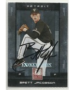 Brett Jacobson Signed autographed Card 2008 Donruss Elite Extra Edition - £7.59 GBP