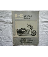 Kawasaki Service manual supplement KZ1000 Police 1978 KZ 1000 - $753.65 MXN